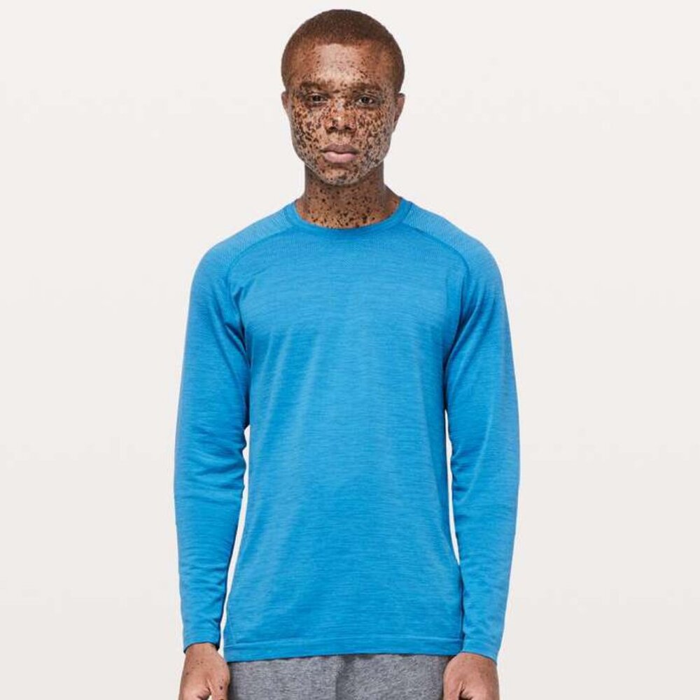 Lululemon Men's Metal Vent Tech Long Sleeve - Blue